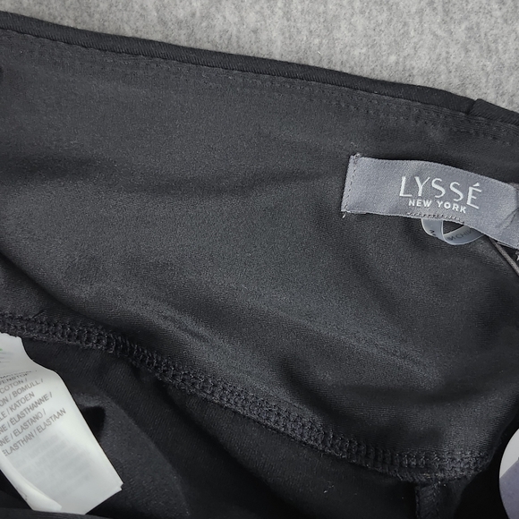 Lysse Crop Black Women Size XS 360° Smoothing Waistband Cotton Spandex NIB - Picture 10 of 15